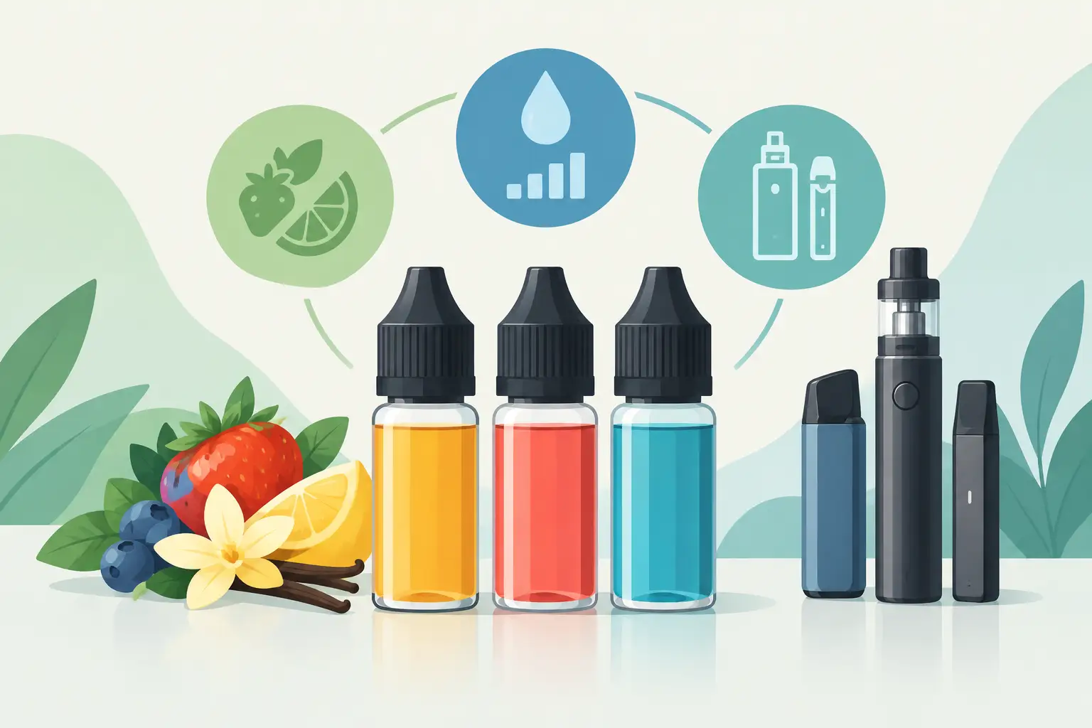 E-Liquids wählen: Geschmack, Stärke und System