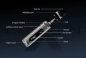 Preview: UWELL CALIBURN X POD KIT 3.0 ml 850 mAh POD System Starter Kit MOONLIGHT SILVER
