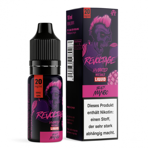 REVOLTAGE BLACK MANGO Nikotinsalz SALT NIC Liquid 20 mg / 10 ml