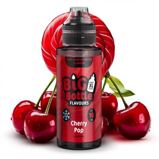 Big Bottle Cherry Pop Aroma Longfill 10 ml in 120 ml Flasche mit süßem Kirschlolli-Geschmack