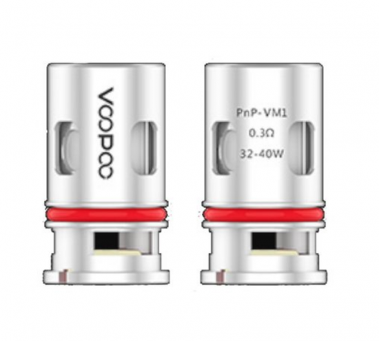 5 x VooPoo PNP-VM1 Coils Verdampferköpfe 0.30 Ohm