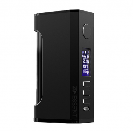 ZQ Essent DNA75C Mod Akkuträger 21700/18650 FULLBLACK