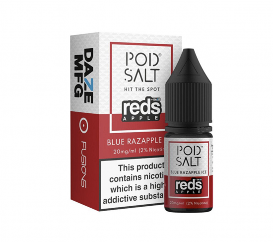 POD SALT REDS APPLE BLUE RAZAPPLE ICE Nikotinsalz Liquid 20 mg / 10 ml