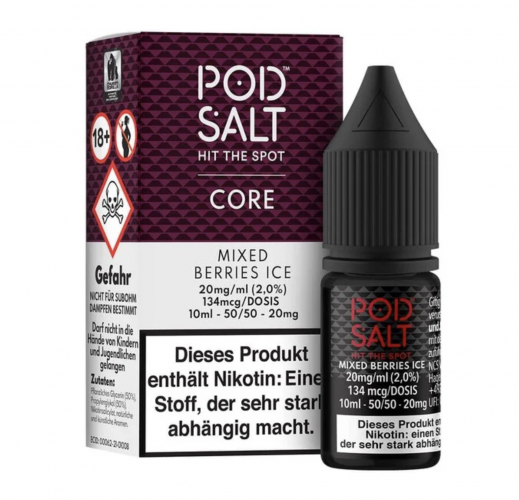 POD SALT CORE MIXED BERRIES ICE Nikotinsalz Liquid 20 mg / 10 ml