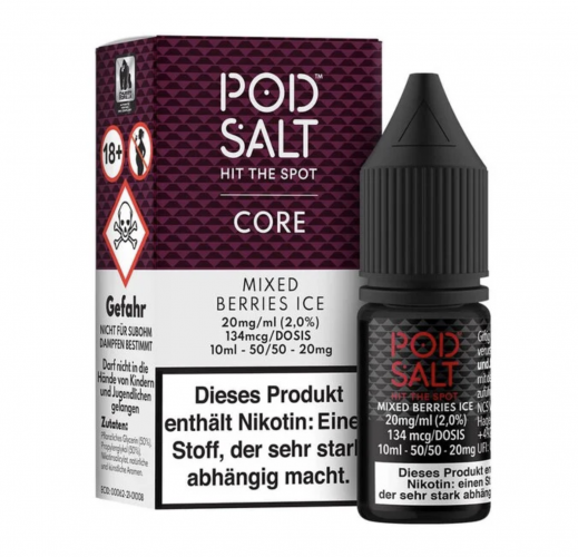 POD SALT CORE MIXED BERRIES ICE Nikotinsalz Liquid 11 mg / 10 ml