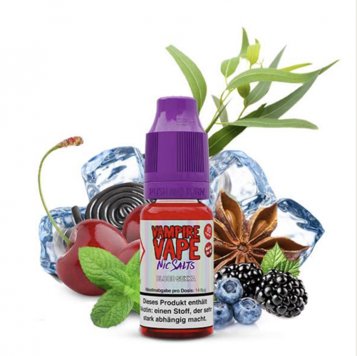 Vampire Vape BLOOD SUKKA Nikotinsalz Liquid 10 mg / 10 ml