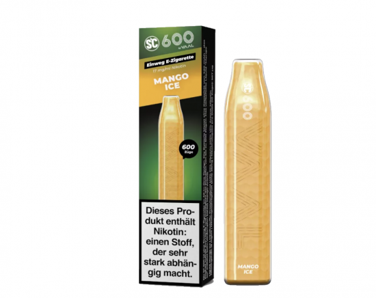 SC 600 MANGO ICE Disposable Einweg POD System Nic Salt 2.0 ml / 17 mg