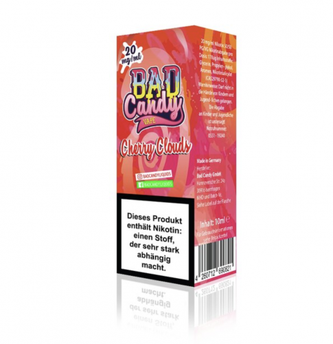 BAD CANDY Cherry Clouds NIC SALT Nikotinsalz Liquid 20 mg / 10 ml