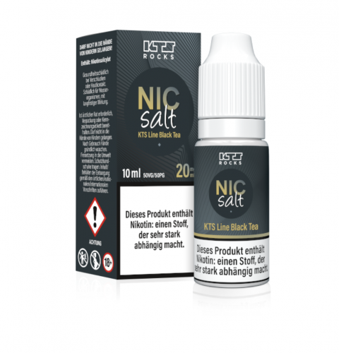 KTS LINE Black Tea NIC SALT Nikotinsalz Liquid 20 mg / 10 ml