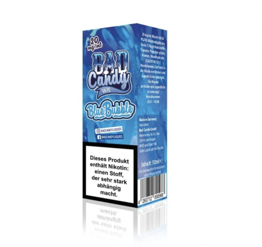 BAD CANDY Blue Bubble NIC SALT Nikotinsalz Liquid 10 mg / 10 ml
