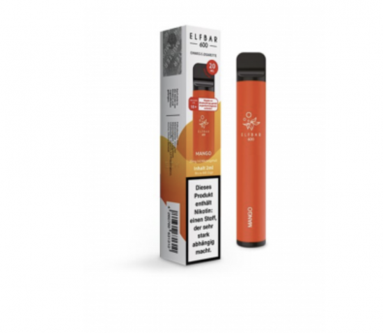 ELF BAR 600 Disposable POD System 2.0 ml / 0 mg MANGO NIKOTINFREI