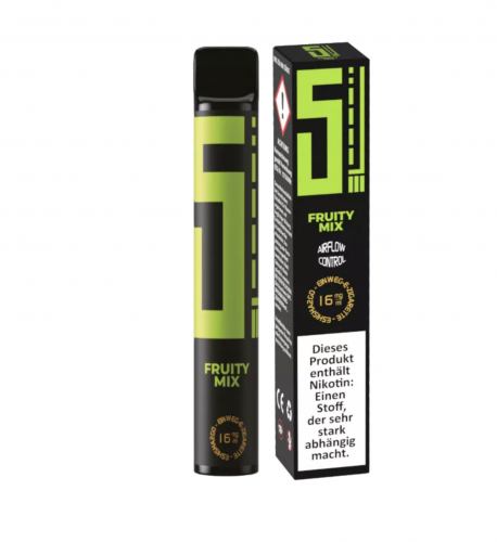 5EL FRUITY MIX Disposable Einweg POD System E-Zigarette Vape Pen Nic Salt 2.0 ml / 16 mg