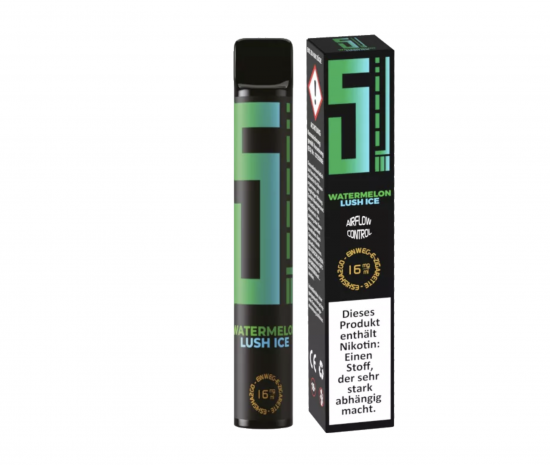 5EL WATERMELON LUSH ICE Disposable Einweg POD System E-Zigarette Vape Pen Nic Salt 2.0 ml / 16 mg
