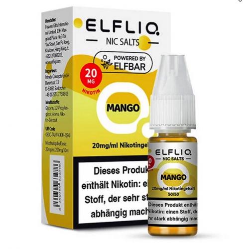 ELFBAR ELFLIQ MANGO Nikotinsalz SALT NIC Liquid 20 mg / 10 ml