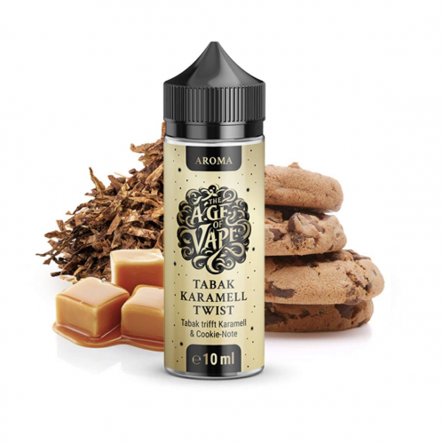 The Age of Vape Tabak Karamell Twist Aroma Longfill 10 ml / 120 ml