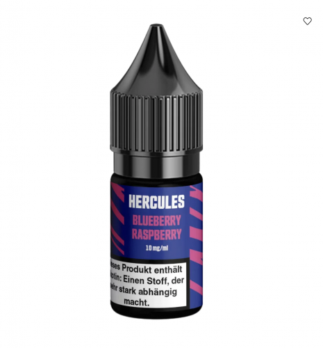 Hercules BLUEBERRY RASPBERRY Nikotinsalz Liquid 10 ml / 10 mg