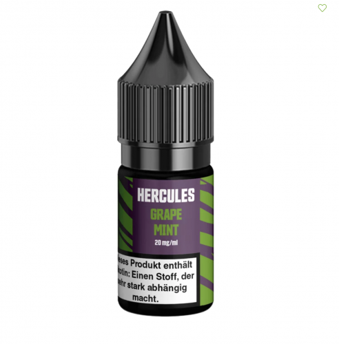 Hercules GRAPE MINT Nikotinsalz Liquid 10 ml / 20 mg