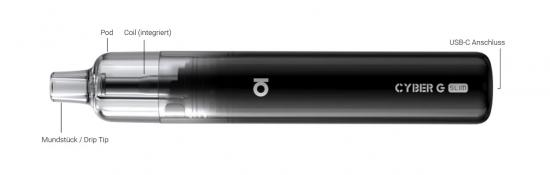 Aspire CYBER G SLIM POD KIT Starterkit 3.0 ml komplett 1.200 mAh PINK