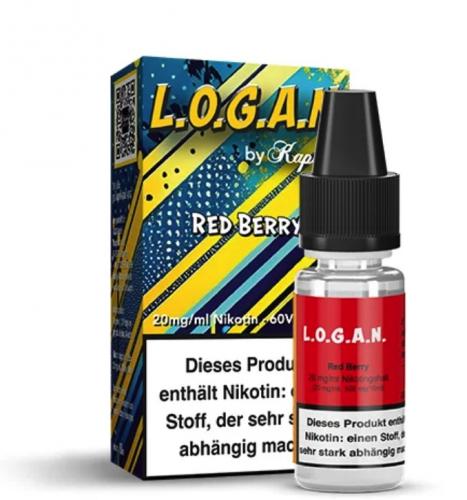 L.O.G.A.N. by Kapkas Flava RED BERRY Nikotinsalz Liquid 10 ml / 20 mg