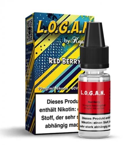 L.O.G.A.N. by Kapkas Flava RED BERRY Nikotinsalz Liquid 10 ml / 10 mg