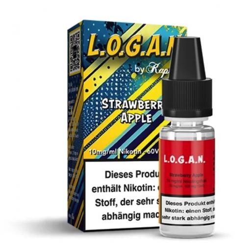 L.O.G.A.N. by Kapkas Flava STRAWBERRY APPLE Nikotinsalz Liquid 10 ml / 10 mg