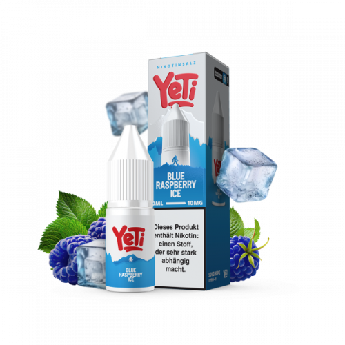 Yeti Summit BLUE RASPBERRY ICE Overdozed Nikotinsalz Liquid 10 ml / 10 mg