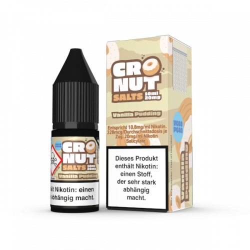 Cronut VANILLA PUDDING Nikotinsalz Liquid 10 ml / 20 mg