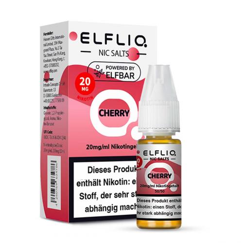 ELFBAR ELFLIQ CHERRY Nikotinsalz SALT NIC Liquid 10 mg / 10 ml