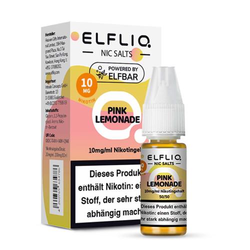 ELFBAR ELFLIQ PINK LEMONADE Nikotinsalz SALT NIC Liquid 10 mg / 10 ml