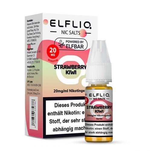 ELFBAR ELFLIQ STRAWBERRY KIWI Nikotinsalz SALT NIC Liquid 20 mg / 10 ml