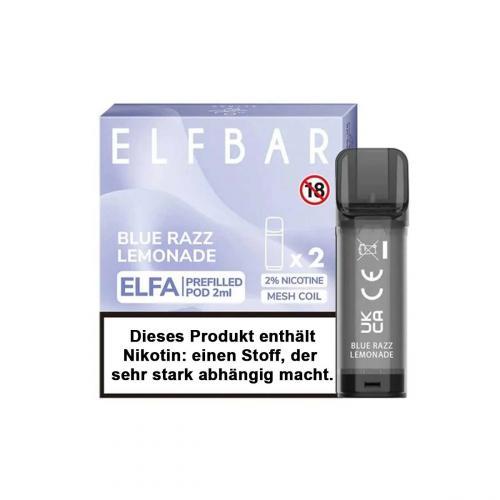 ELFA CP by ELFBAR BLUE RAZZ LEMONADE Prefilled Pod 2-er Set 2.0 ml / 20 mg