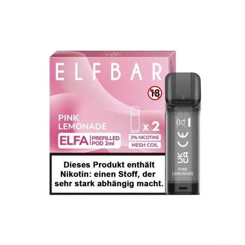 ELFA CP by ELFBAR PINK LEMONADE Prefilled Pod 2-er Set 2.0 ml / 20 mg