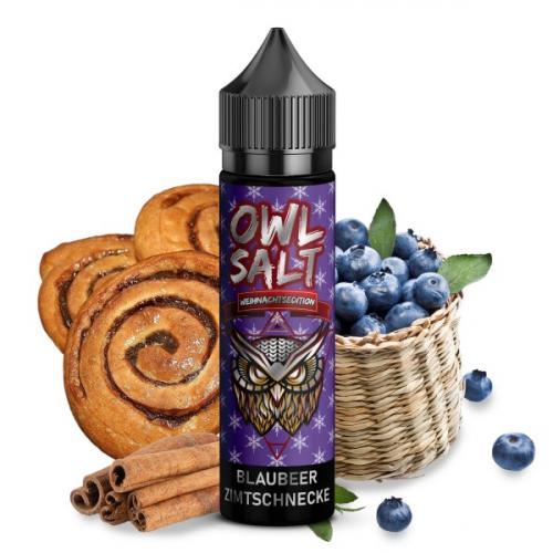 OWL Salt BLAUBEER ZIMTSCHNECKE Weihnachtsedition 2024 Aroma Longfill 10 ml / 60 ml