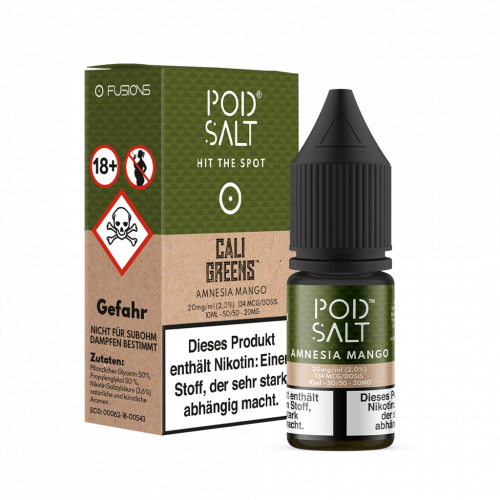 POD SALT Amnesia Mango Nikotinsalz Liquid 20 mg / 10 ml