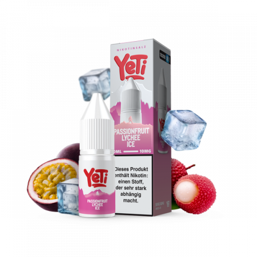 Yeti Summit PASSIONFRUIT LYCHEE ICE Overdozed Nikotinsalz Liquid 10 ml / 10 mg