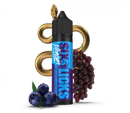 Six Licks Venom Grappleberry Overdosed Longfill E-Zigaretten Aroma 4.0 ml / 60 ml