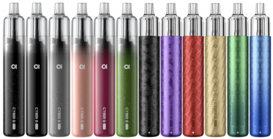 Aspire CYBER G SLIM POD KIT Starterkit 3.0 ml komplett 1.200 mAh METALLIC-SCHWARZ