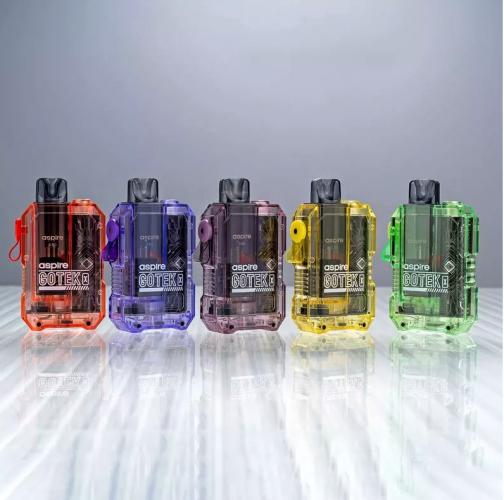 Aspire GoTek X POD KIT Starterkit 4.5 ml komplett 650 mAh Transparent GELB