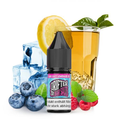 DRIFTER Blue Razz Lemonade Ice Nikotinsalz Liquid 10 ml / 10 mg