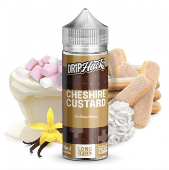 Drip Hacks CHESHIRE CUSTARD Hack Shot Aroma Longfill