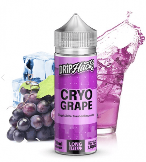 Drip Hacks CRYO GRAPE Hack Shot Aroma Longfill