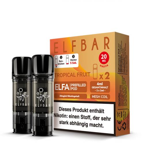 ELFA POD ELFBAR TROPICAL FRUIT Prefilled Pod 2-er Set 2.0 ml / 20 mg