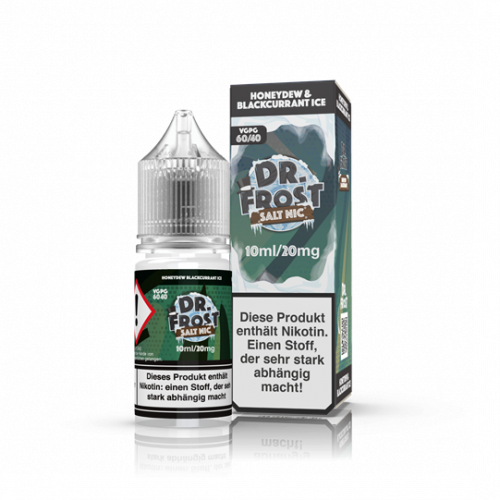 Dr. Frost Nic Salt Liquid Honeydew Blackcurrant Ice 10 ml / 20 mg