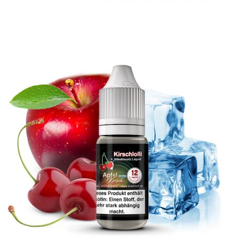 Kirschlolli APFEL KIRSCHE COOL Nikotinsalz SALT NIC Liquid 12 mg / 10 ml