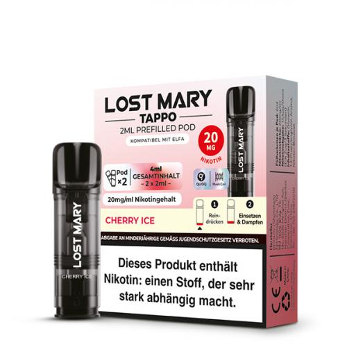 Lost Mary Tappo CHERRY ICE Prefilled POD (2 Stk.) 2.0 ml / 20 mg