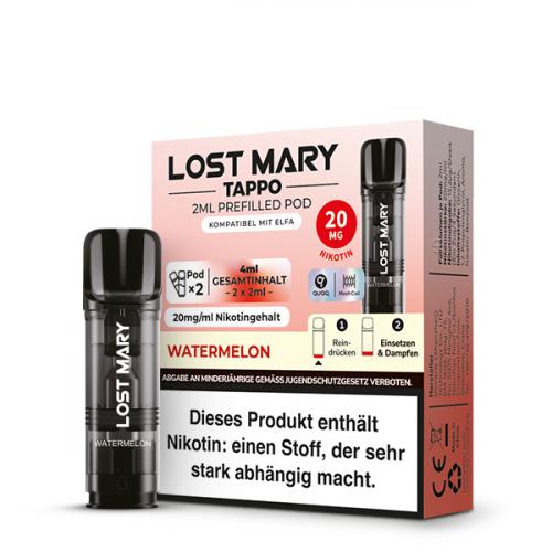 Lost Mary Tappo WATERMELON Prefilled POD (2 Stk.) 2.0 ml / 20 mg