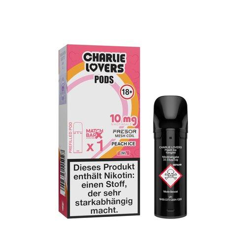 Charlie Lovers PEACH ICE Prefilled POD (1 Stk.) 2.0 ml / 10 mg