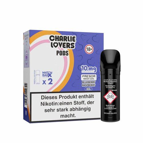 Charlie Lovers BLUEBERRY RASPBERRY Prefilled POD (2 Stk.) 2.0 ml / 10 mg