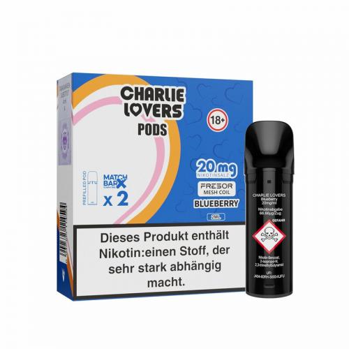 Charlie Lovers BLUEBERRY Prefilled POD (2 Stk.) 2.0 ml / 20 mg