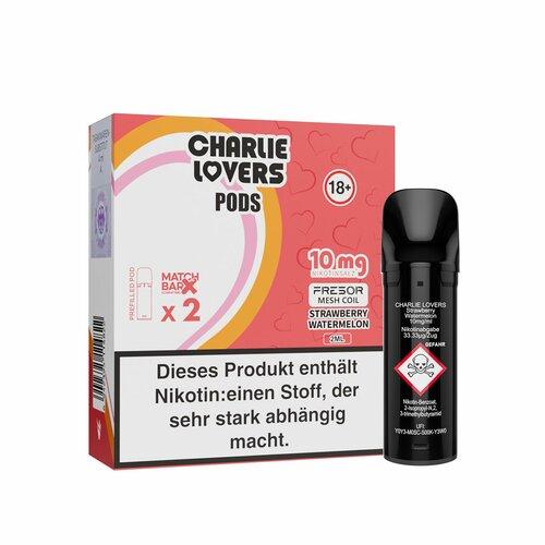 Charlie Lovers STRAWBERRY WATERMELON Prefilled POD (2 Stk.) 2.0 ml / 10 mg